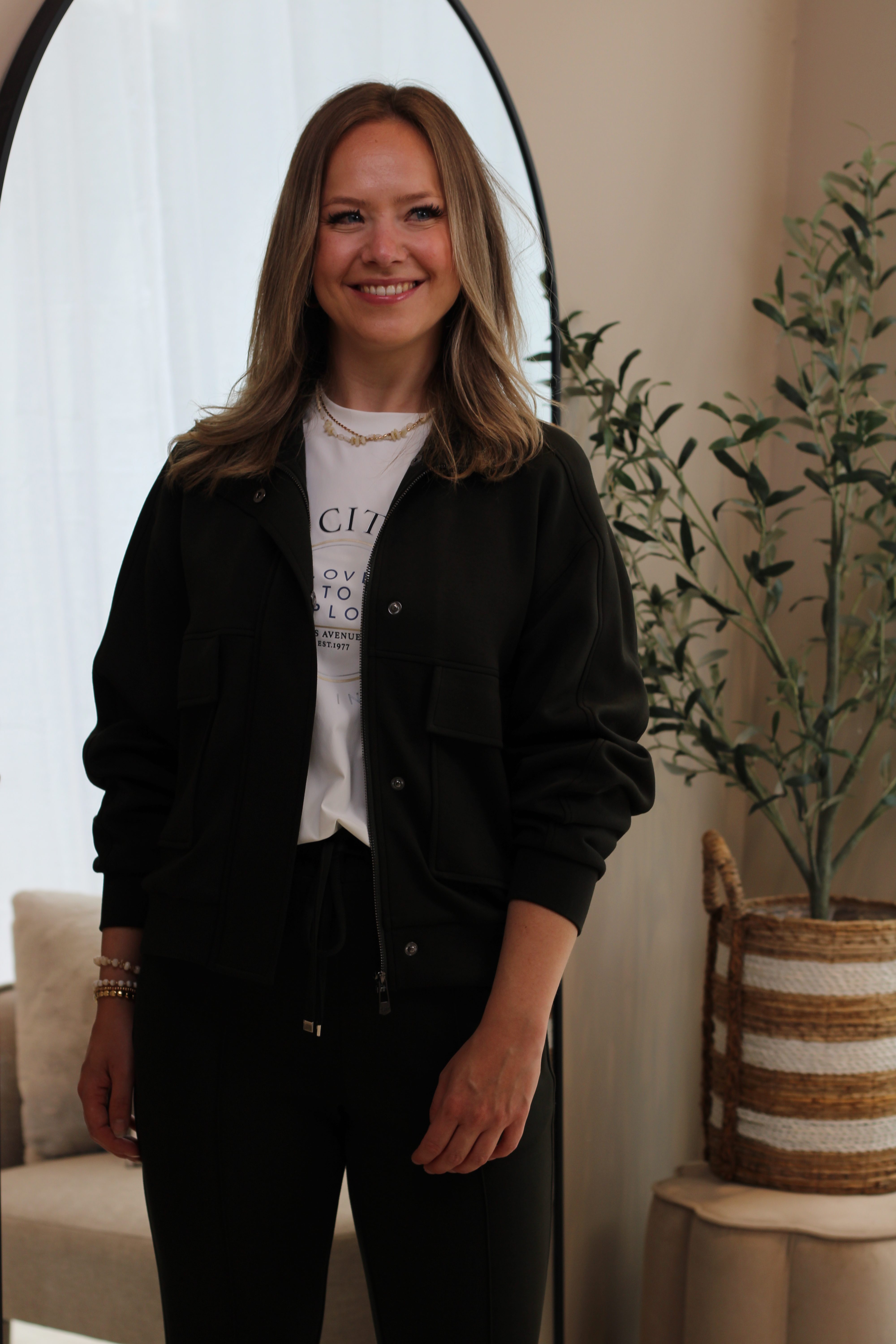 Zoso - Jill Luxury Sporty Cardigan - Army