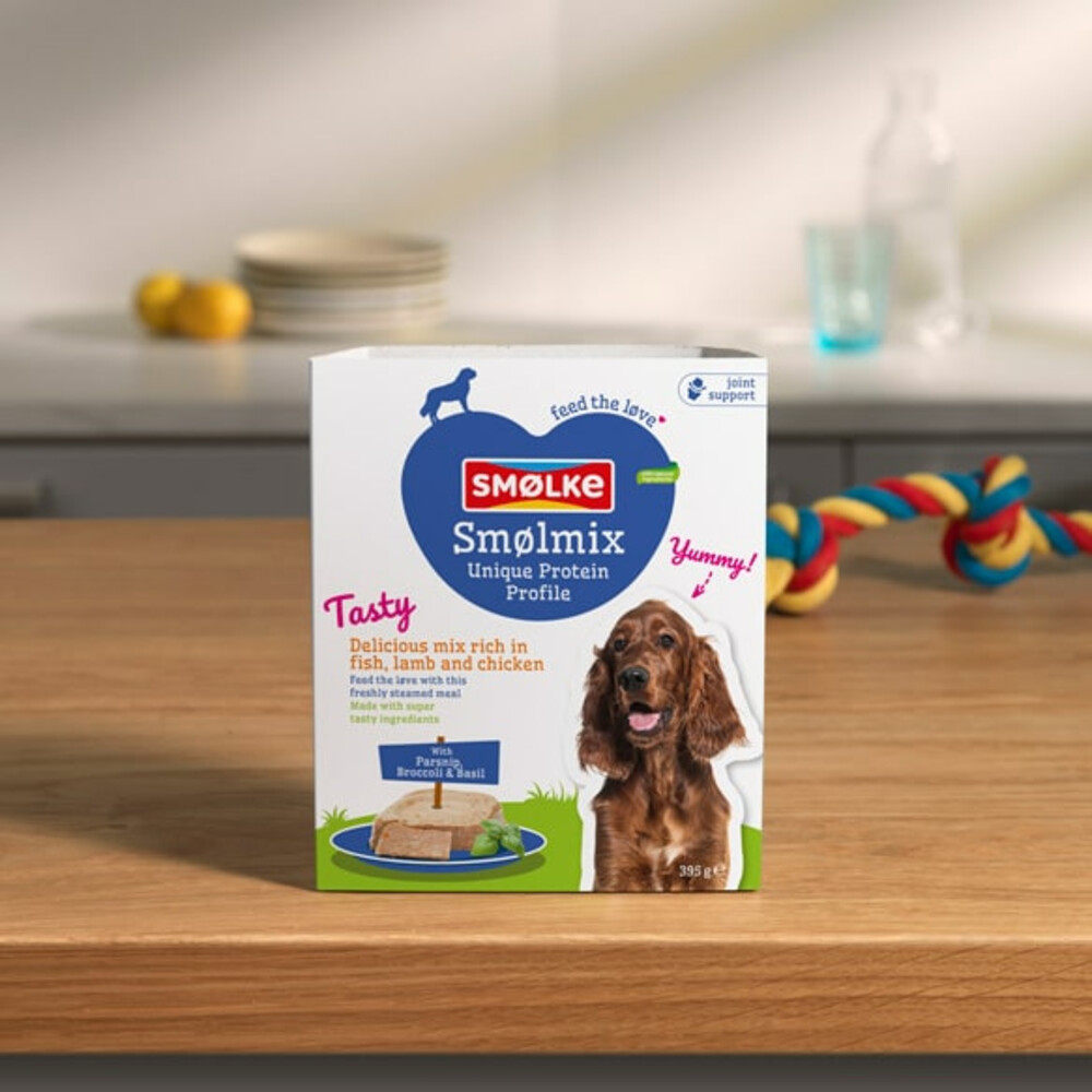 10x Smolke Vers Gestoomd Hondenvoer Nat Smølmix395 gr