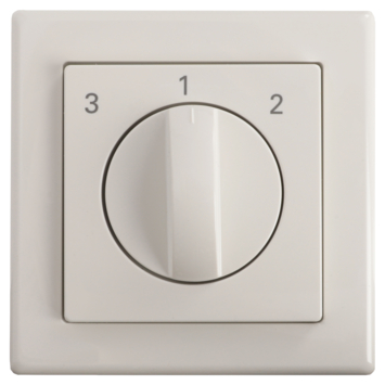 Schneider Merten System-M Ventilatorschakelaar Polarwit