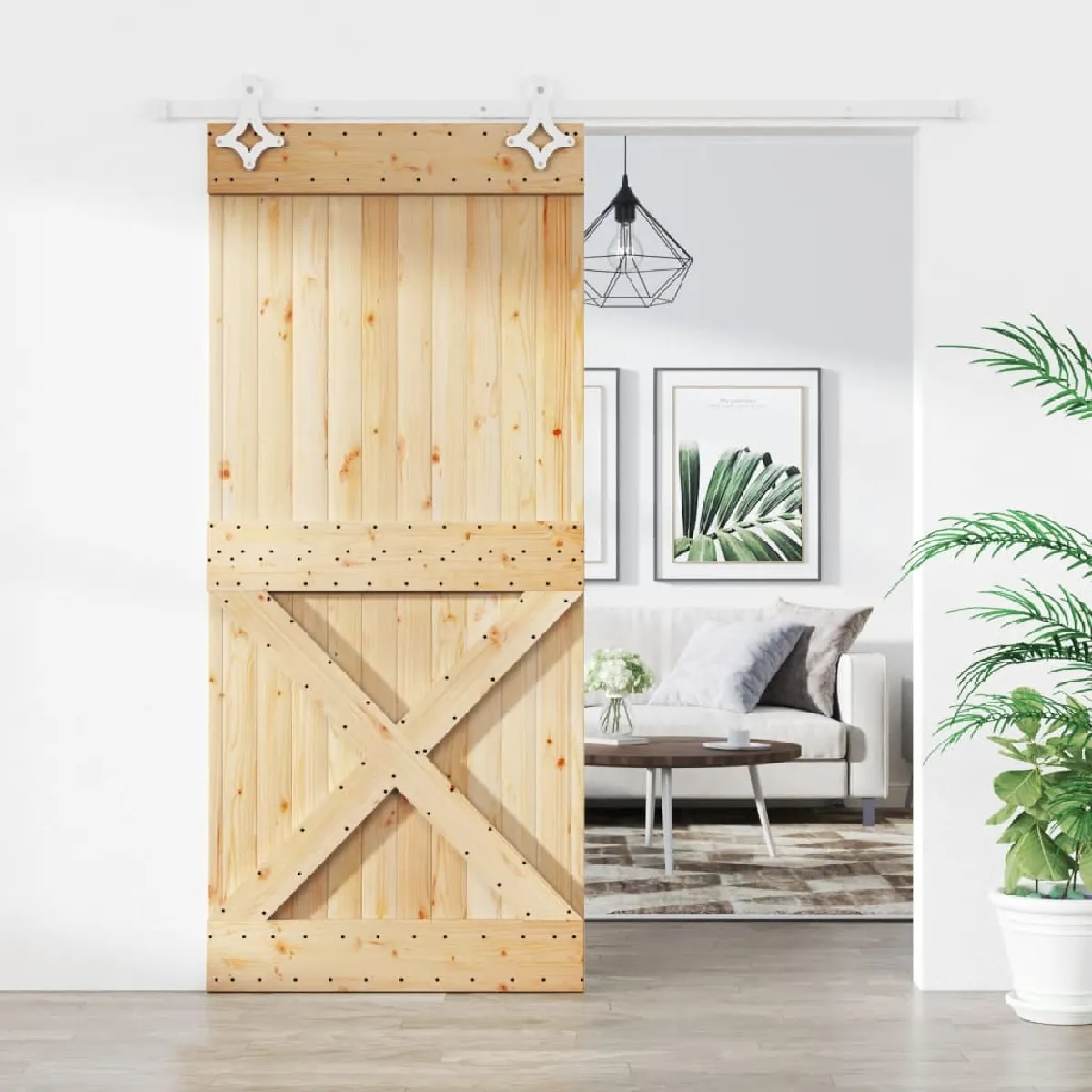 vidaXL Porte coulissante 90x210 cm