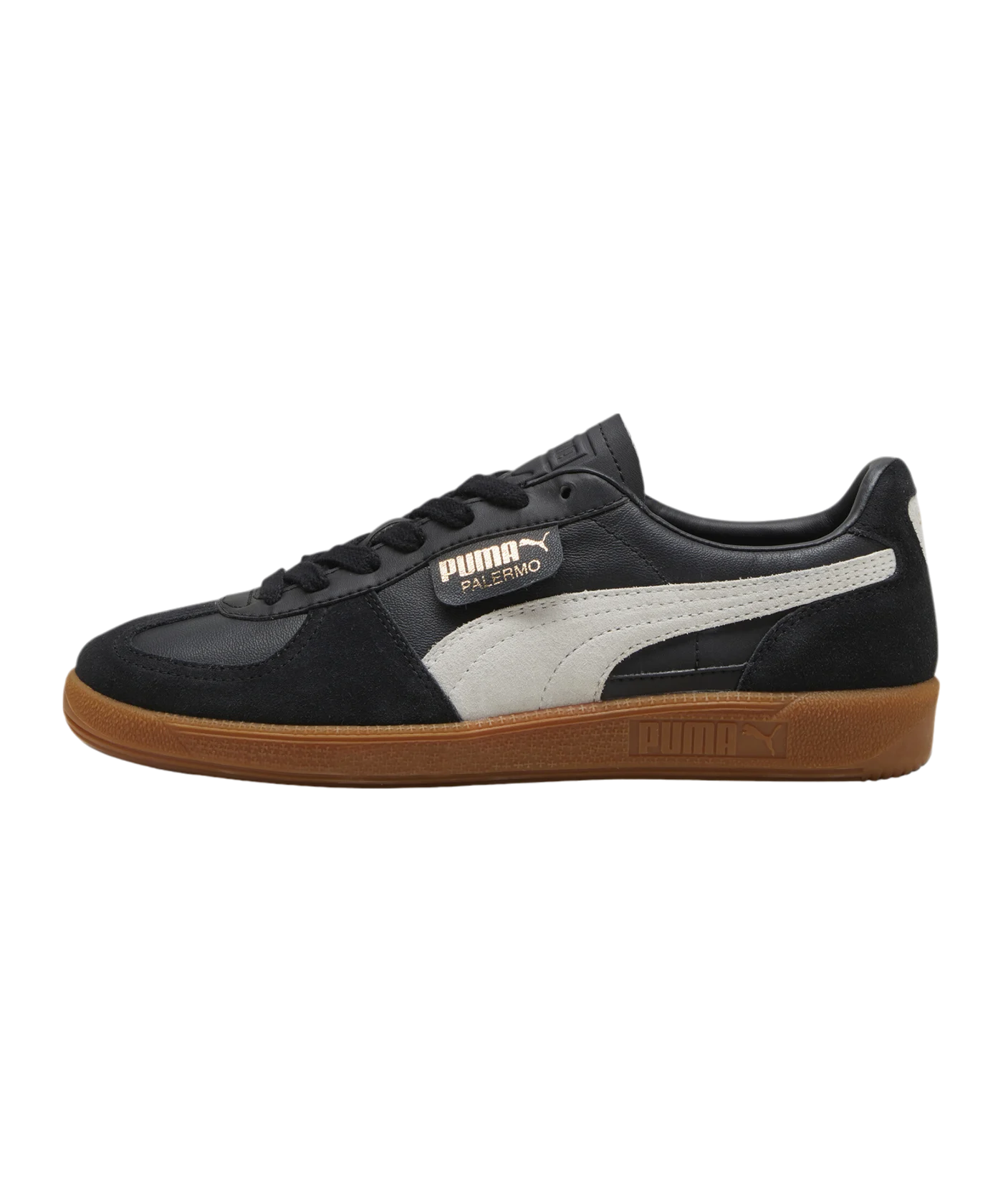 PUMA Palermo Lth Schwarz Grau F03