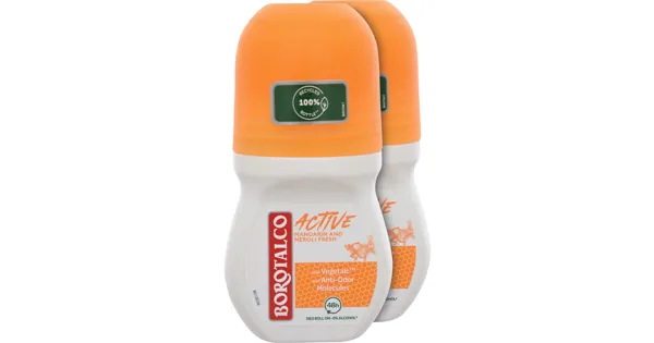 Borotalco Active Deo Roll-on Mandarine & Neroli 2 x 50 ml