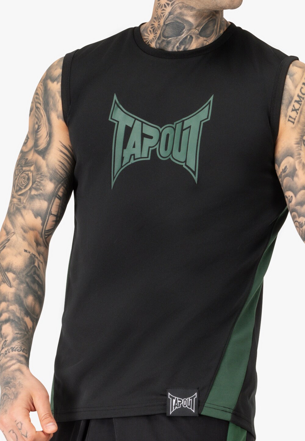 Tapout Herren ärmelloses Funktionsshirt normale Passform TRAINING TANK