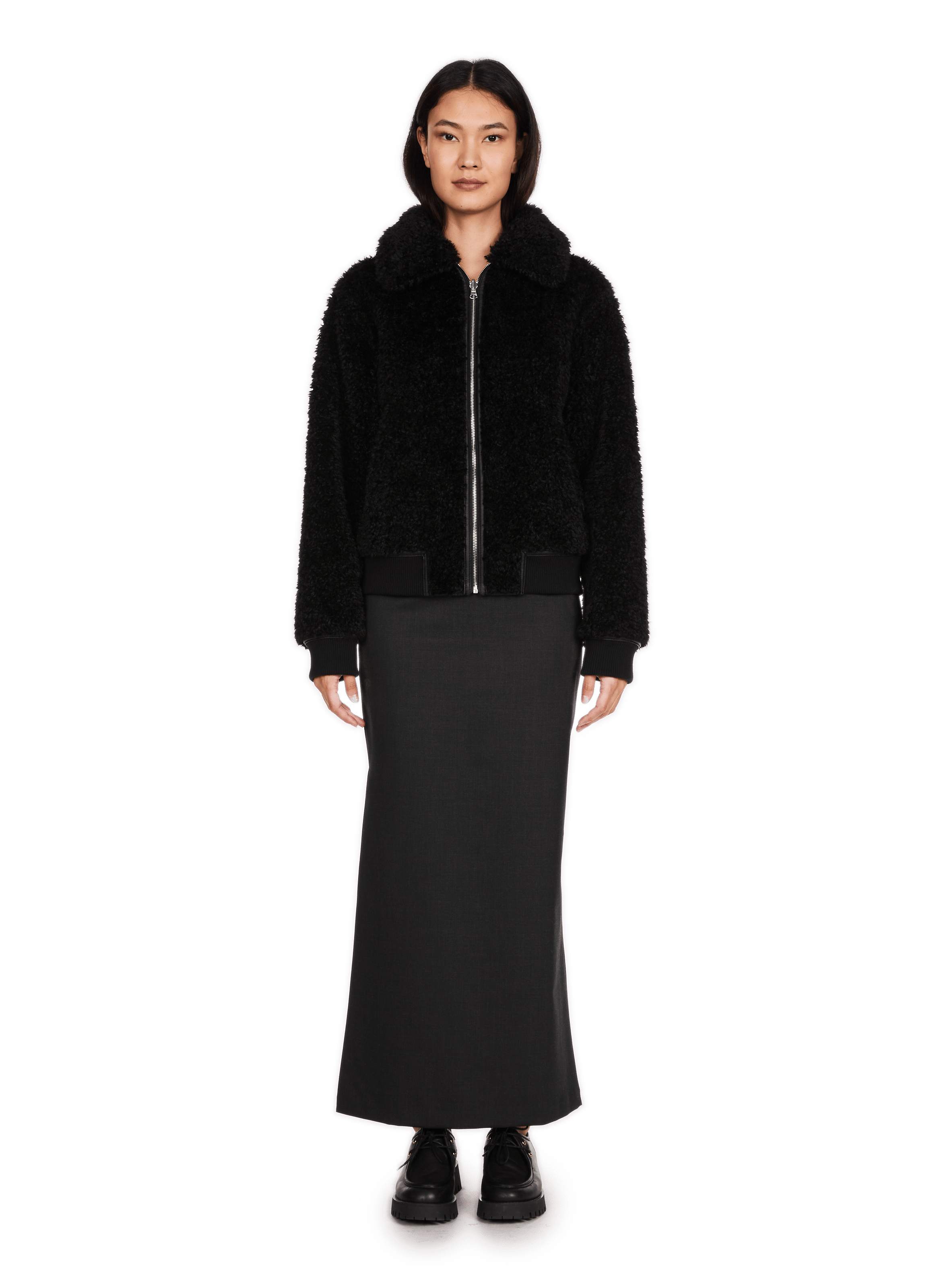 ULIME - Blouson aviateur réversible| Noir