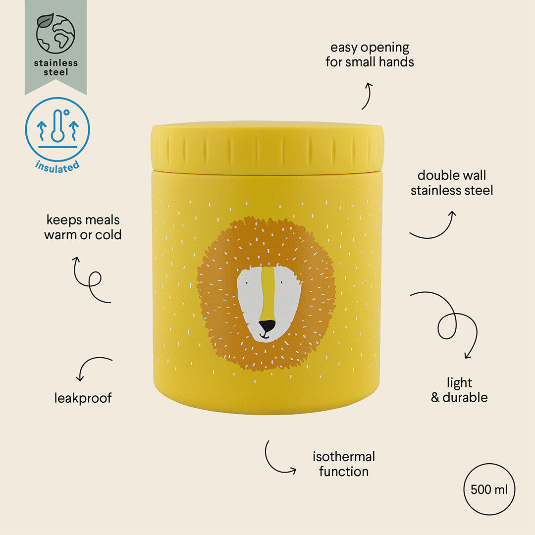 Trixie geïsoleerde voedselpot mr. lion - 500 ml
