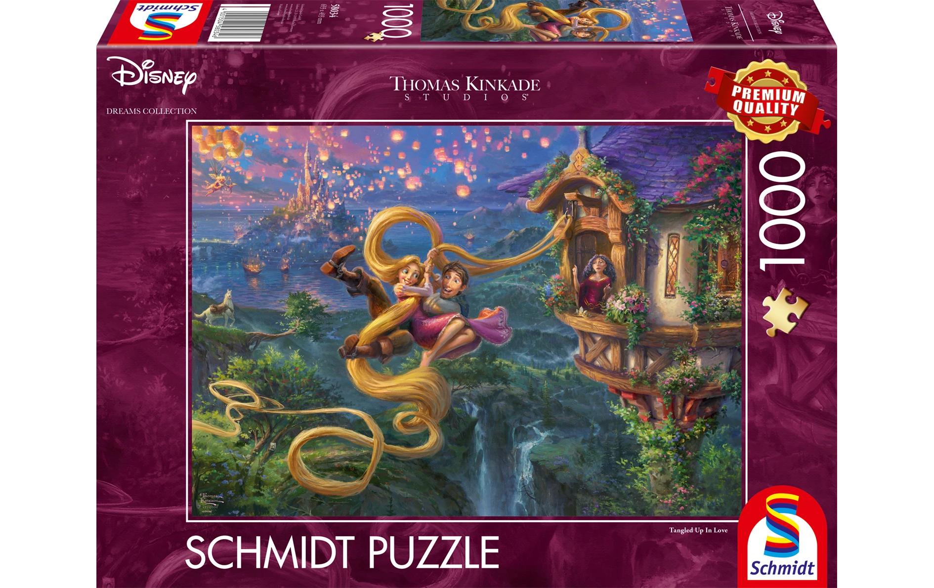 Puzzle Disney Rapunzel Tangled up in Love1000 Teile – Erwachsenenpuzzle