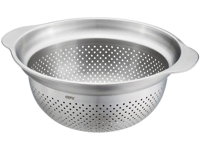 GEFU Abtropfsieb Premio Ø 23 cm, Silber Edelstahlseiher