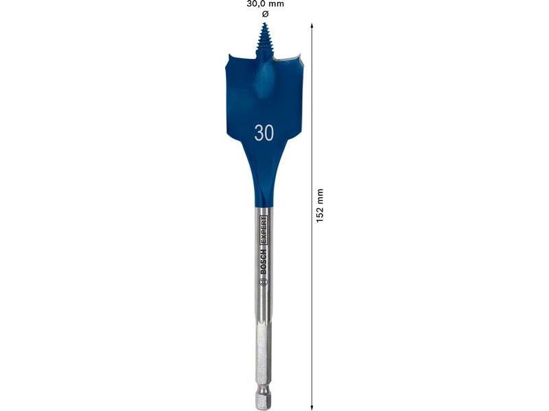 Bosch Professional Flachfräsbohrer EXPERT Self Cut Speed, 3 Hochgeschwindigkeitsbohren in Holz