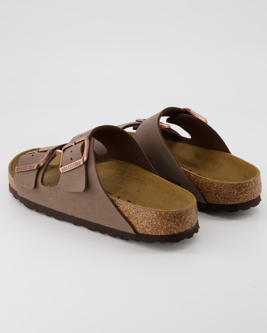 Birkenstock Arizona Birko-Flor Nubuk Pantoletten in Braun
