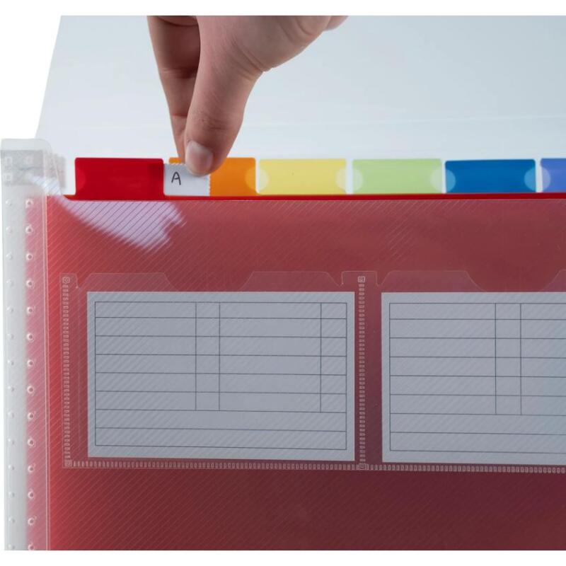 Trieur valisette vertical 6 compartiments Crystal - A4 - Cristal