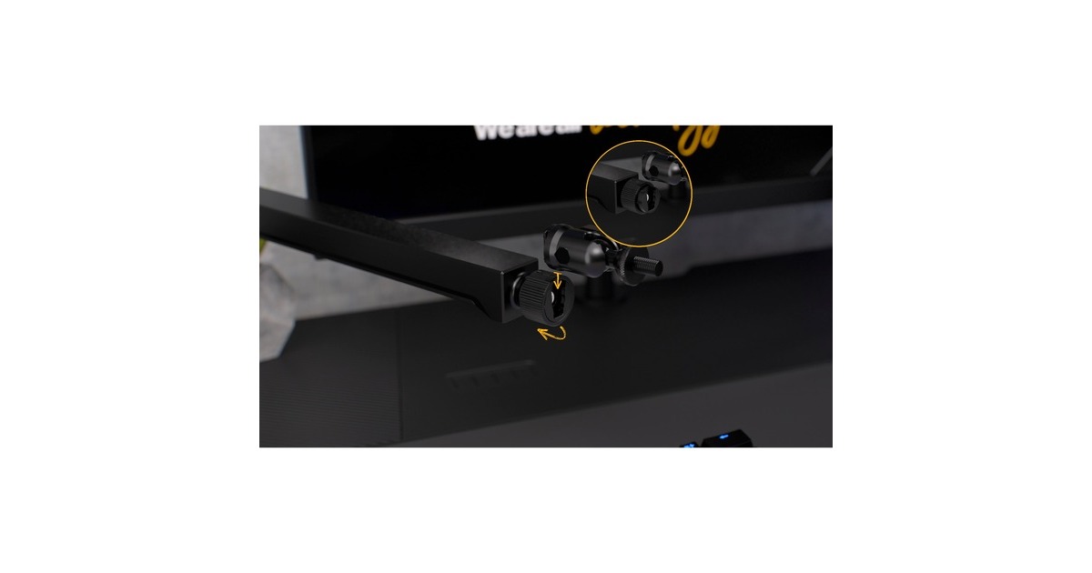 ENDORFYBroadcast Low Profile Boom Arm houder  (Zwart)