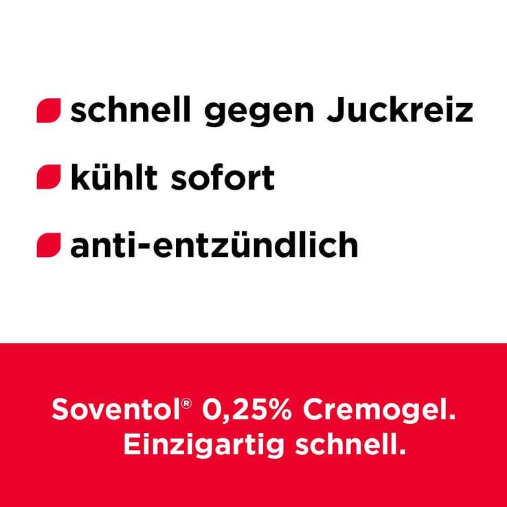 Soventol® Hydrocortisonacetat 0,25% Cremogel bei Hautentzündungen, 20 g