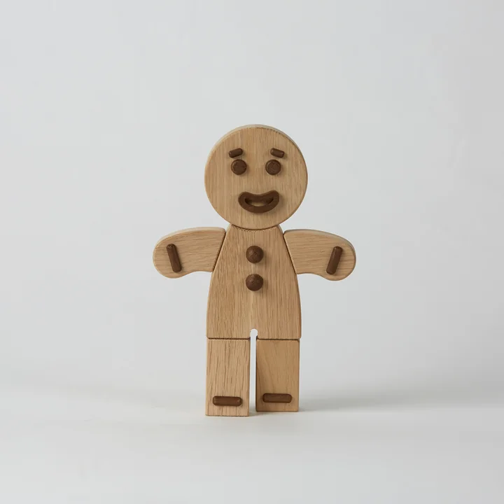 boyhood - Gingerbread Man Holzfigur, small, Eiche natur