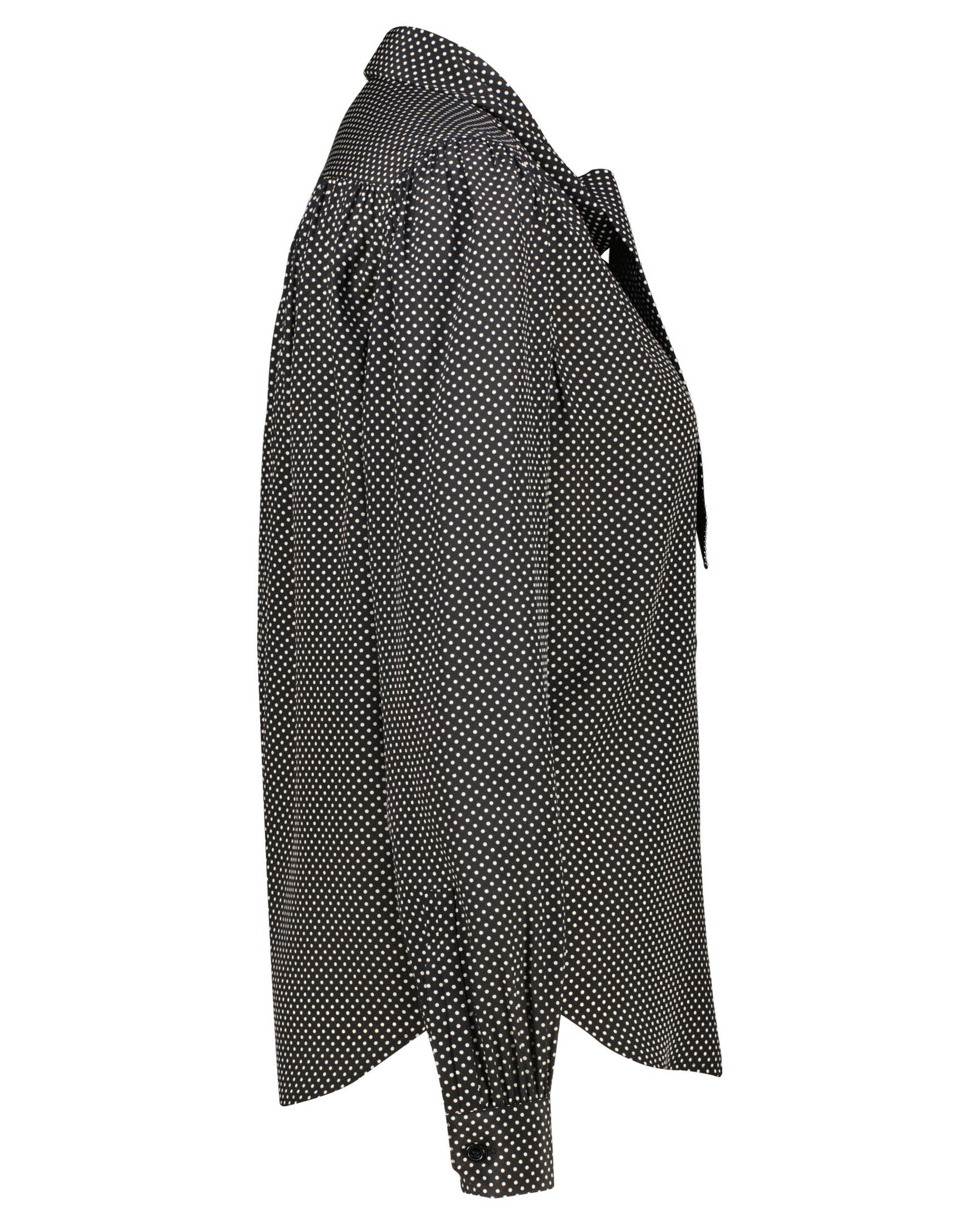 Saint Laurent| Damen Schluppenbluse aus Seidensatin