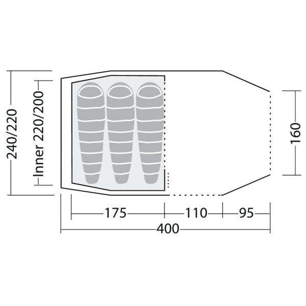 Robens - Cima Versa 3 - Tente 3 places