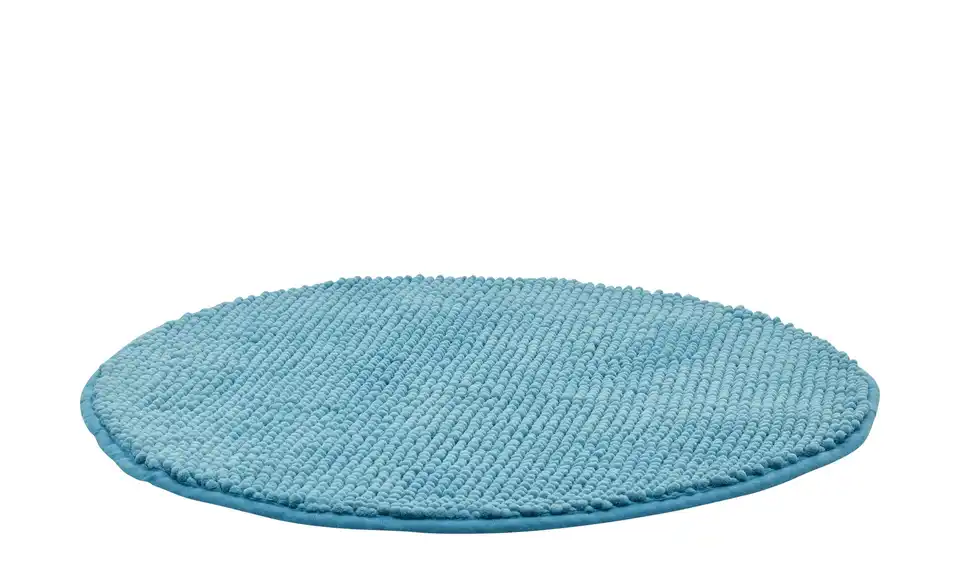 levelone Badematte Happy Türkis Ø 55 cm