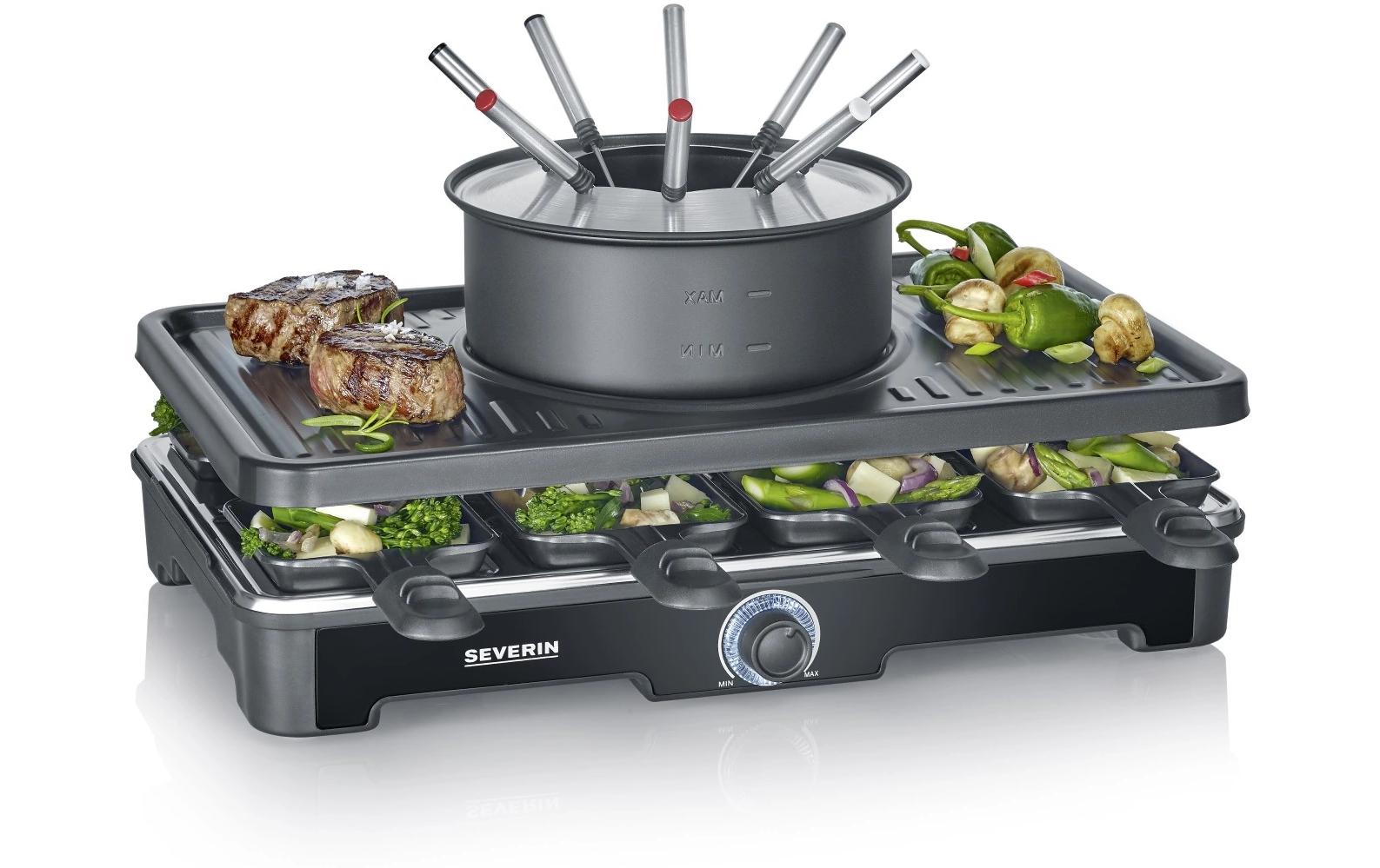 Raclette-Kombination RG 2347Raclette-Fondue Kombination