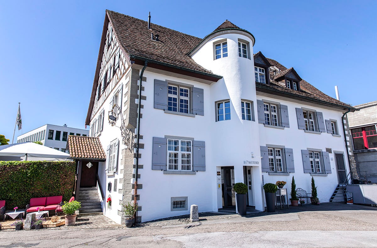 Ein Menü in einem Restaurant in Arbon