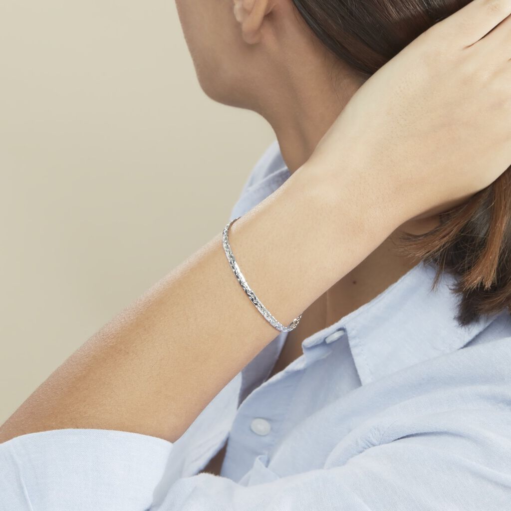 Bracelet Nairaae Or Blanc