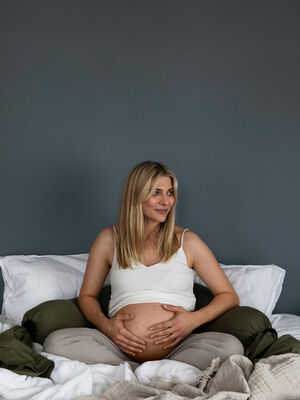bbhugme Gravid- og Ammepute Trekk, Dusty Olive