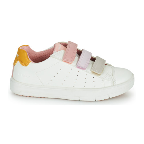 Geox - SILENEX GIRL - Blanc / Rose / Beige