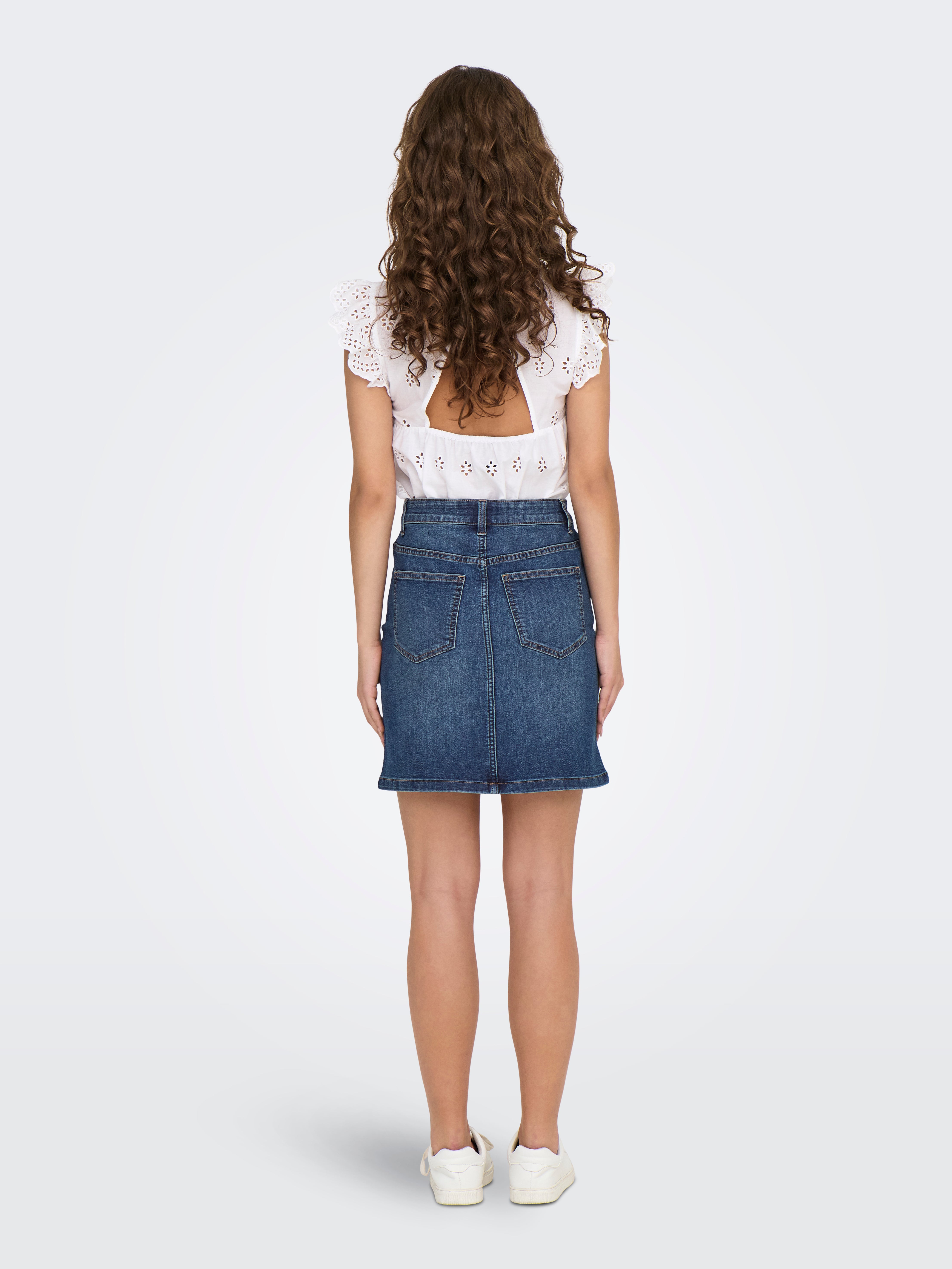 JDYMOON Jeansrock Dark Blue Denim