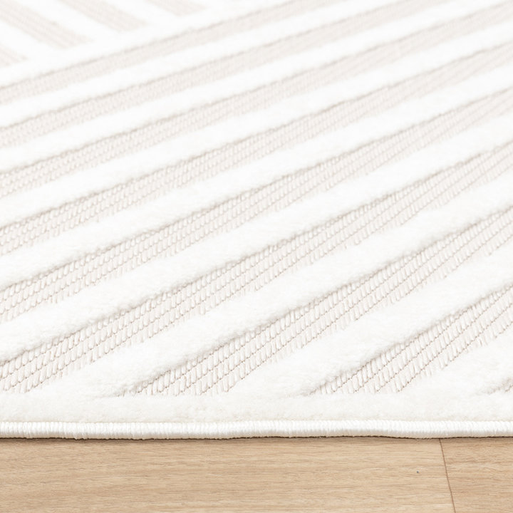 Modern binnen- en buitenkleed - Nori Lines Wit