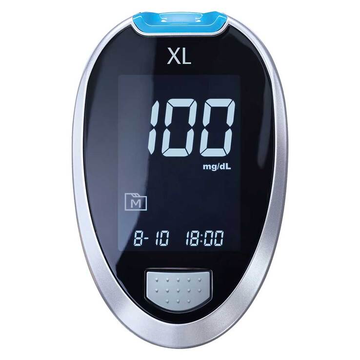 Gluco Check XL Blutzuckermess Set mg / dl, 1 St