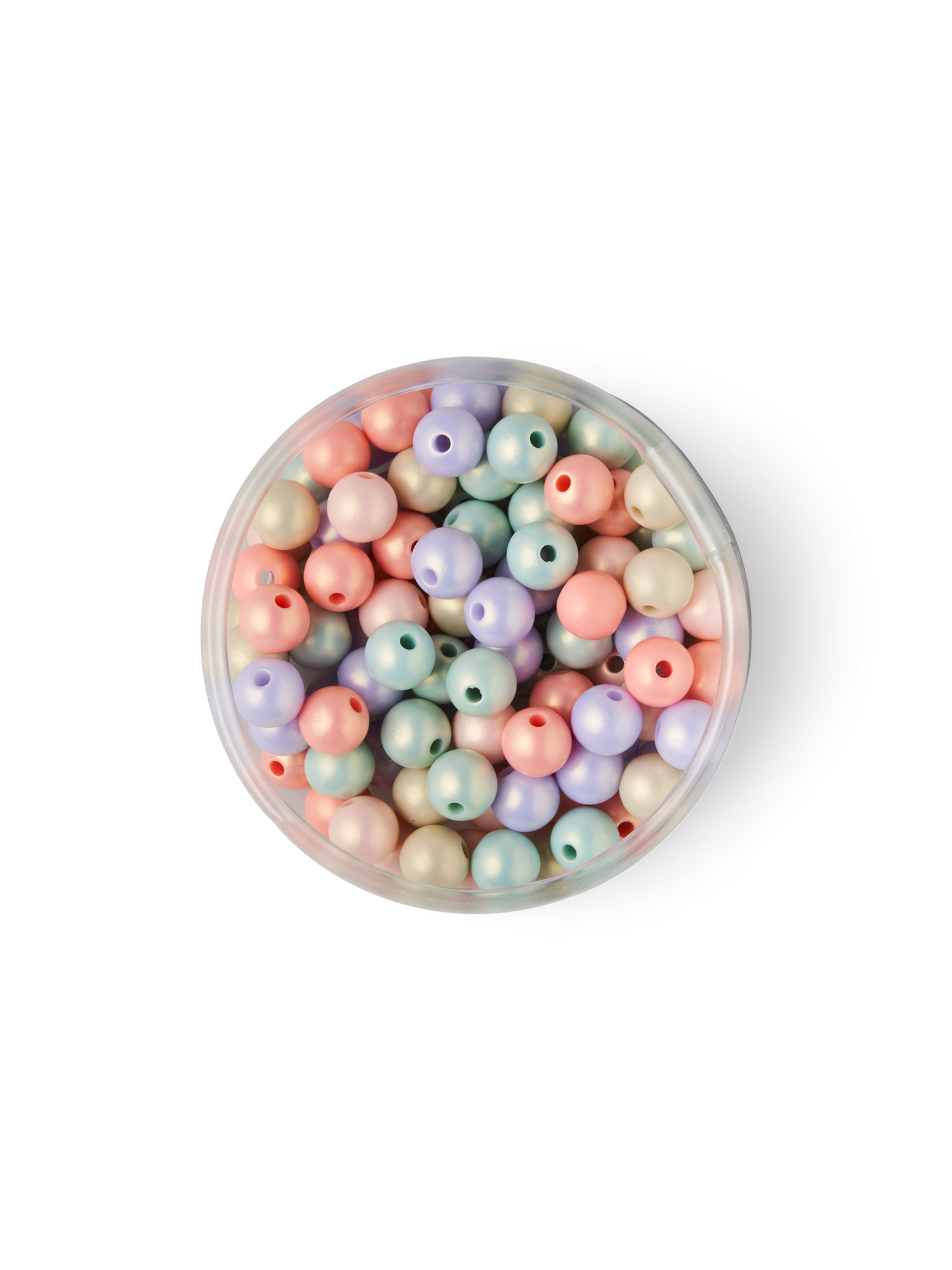Perler | Polystyren/akryl. 30 g. Ø8 mm. | Multi