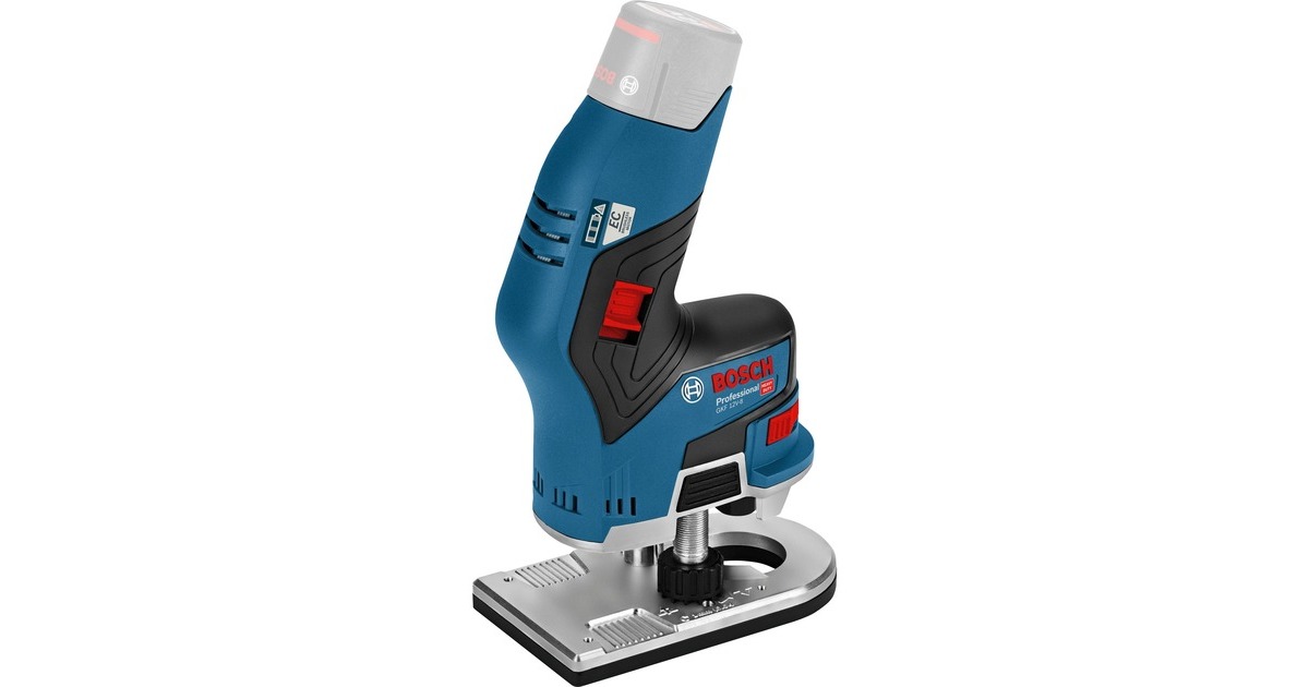 BoschAccu freesmachine GKF 12V-8 Professional solo bovenfrees  (Blauw/zwart, Accu niet inbegrepen)
