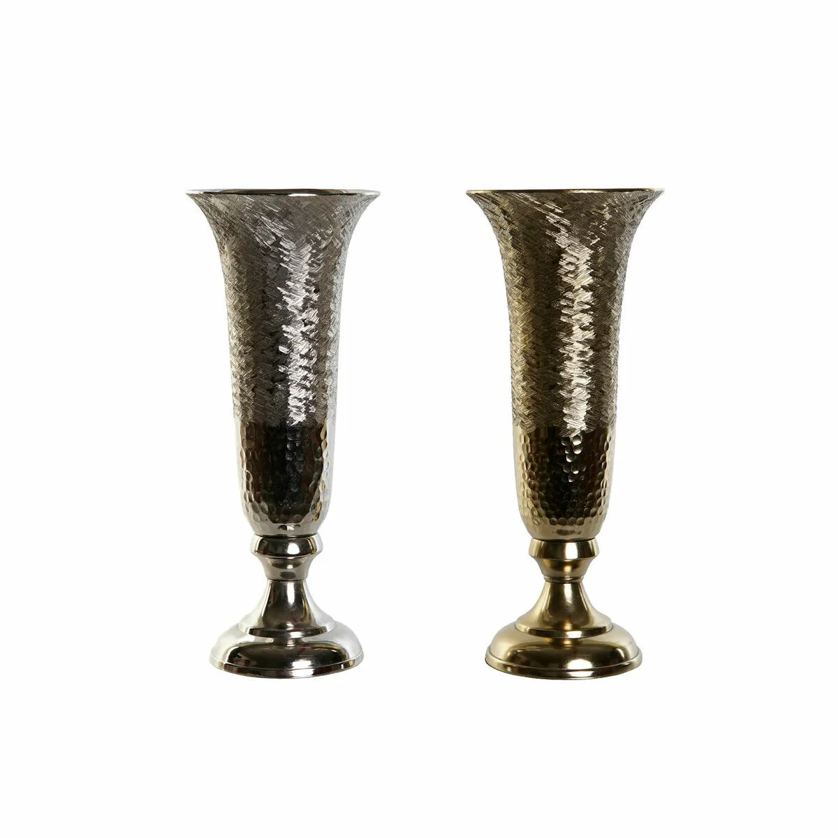 DKD Home Decor Vase Aluminium 33cm (2 Unités)