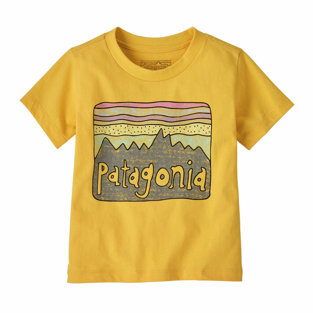 Patagonia Baby Fitz Roy Skies T-Shirt<br>Myk og deilig T-skjorte