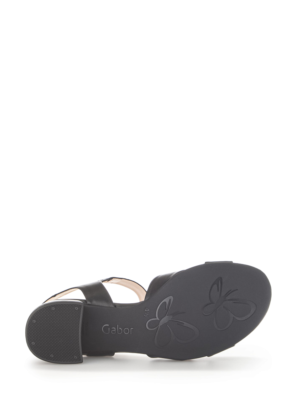 Gabor Jamma Black Skinnsandal