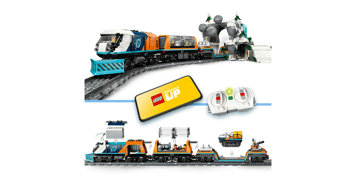 LEGOCity - Onderzoekstrein op de Noordpool Constructiespeelgoed  (60470)