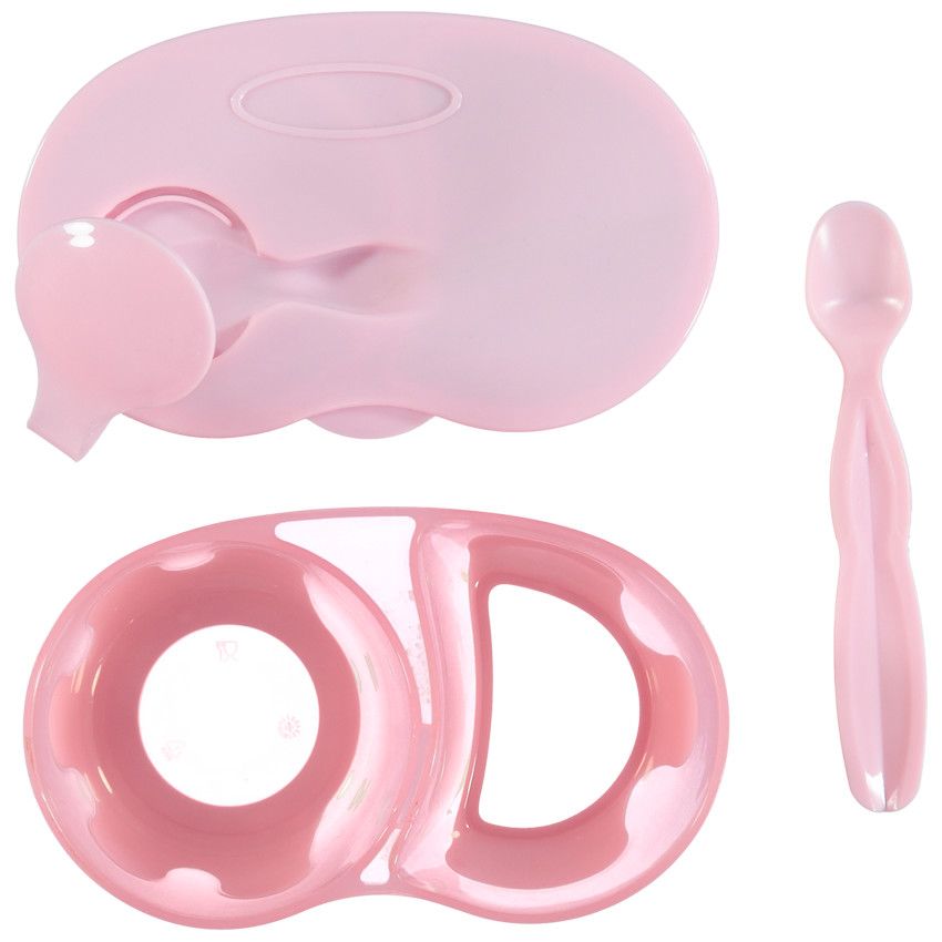 Set repas de promenade Mix'N'Match - Rose - Ecru
