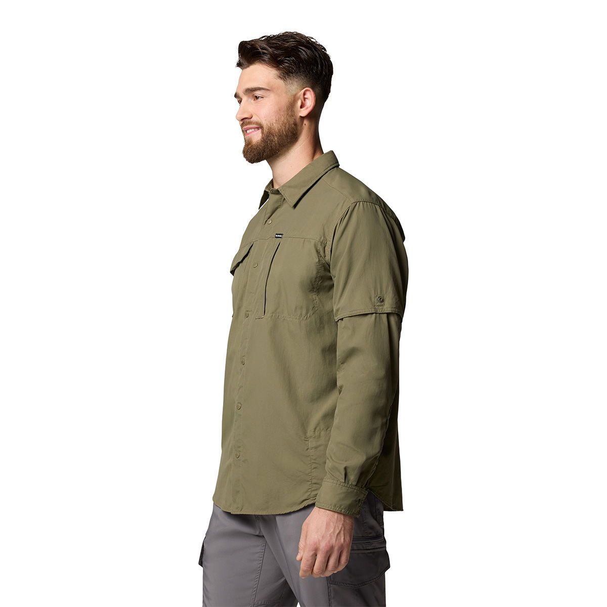 Columbia Skien Valley LS Skjorte, herre (Stone Green)