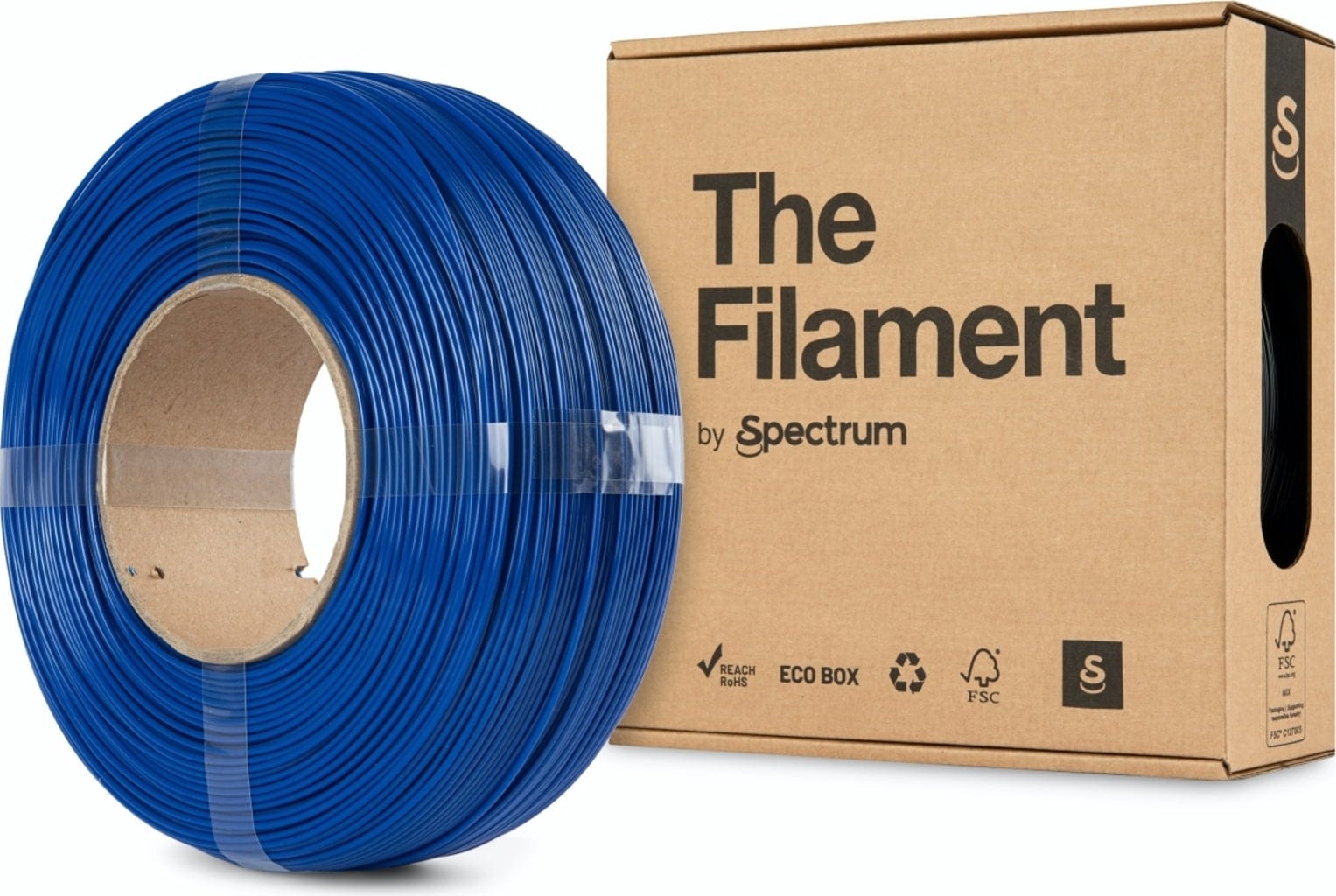 The Filament  ReFill PETG Performance Blue, 1,75 mm / 1000 g    Erschwingliches PETG ohne Spule in Performance Blue