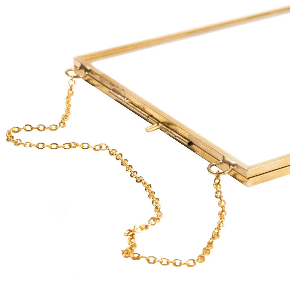 QUVIO Fotolijst met ketting 13 x 18cm - Goud