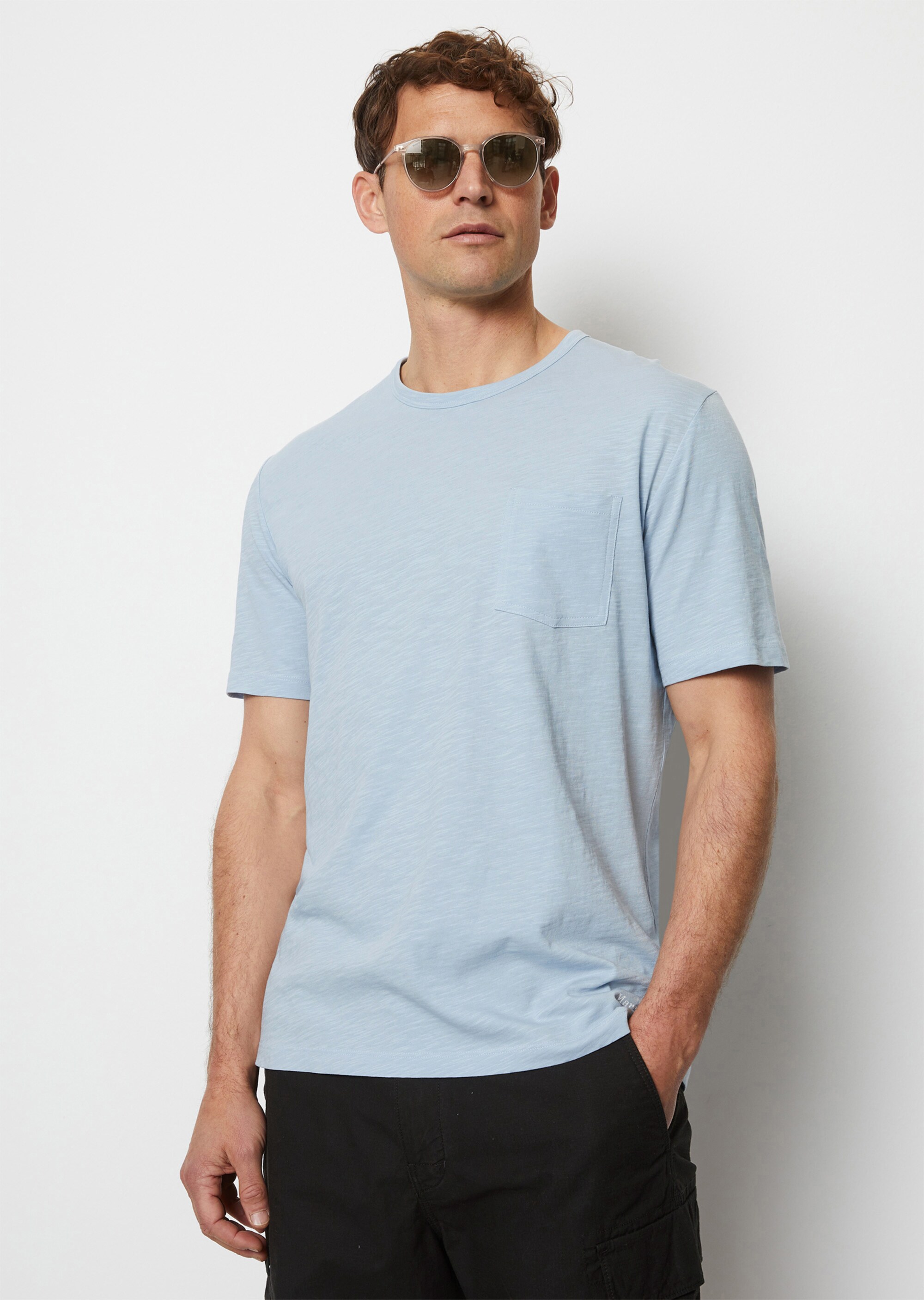 Slub-Jersey-T-Shirt regular aus Organic Cotton