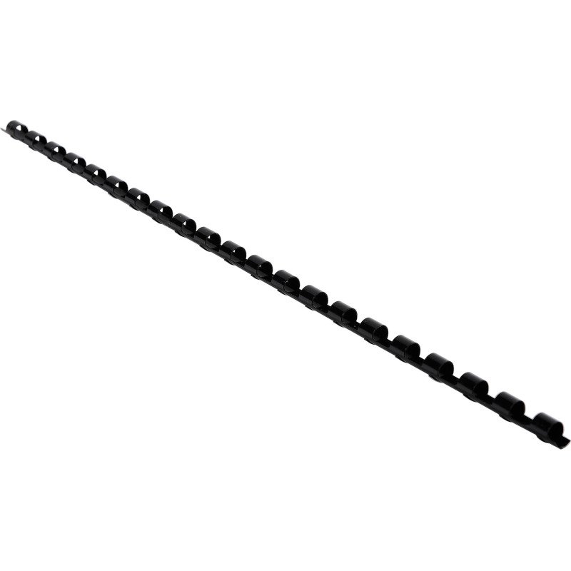Baguette reliure anneaux plastique 6 mm Exacompta blanc - Boîte de 100