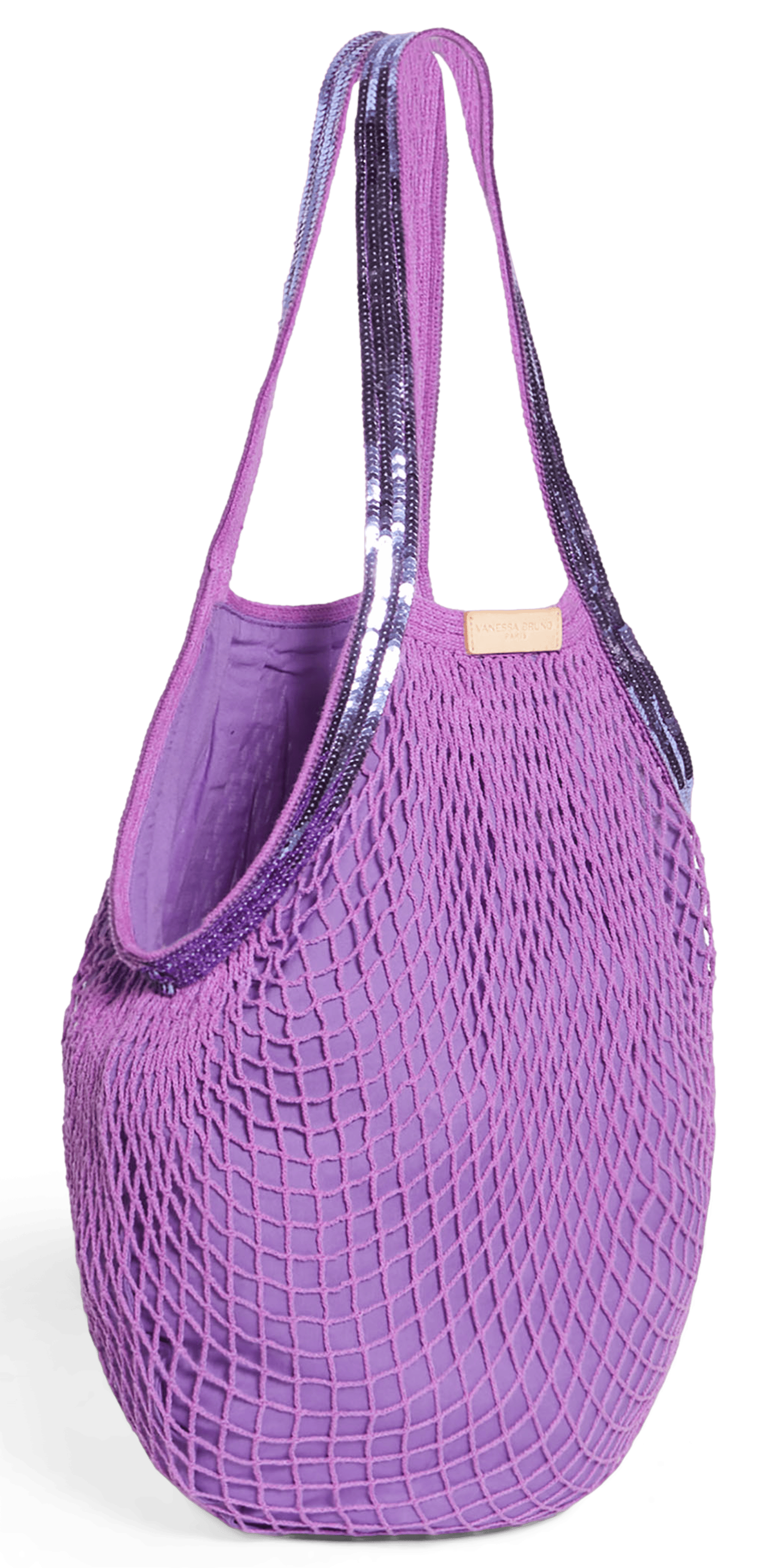Sac filet en coton bio | Violet