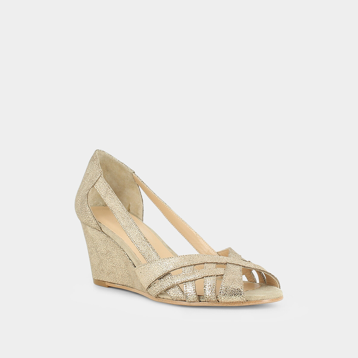 JONAK<br>Sapatos de couro com salto plataforma Deyan