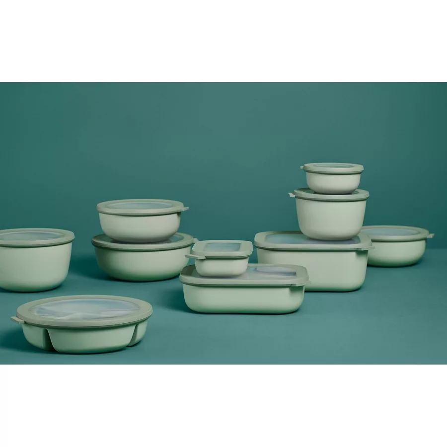 Mepal Bento Bowl Mulitschüssel Cirqula 250 + 250 + 500 ml hellblau