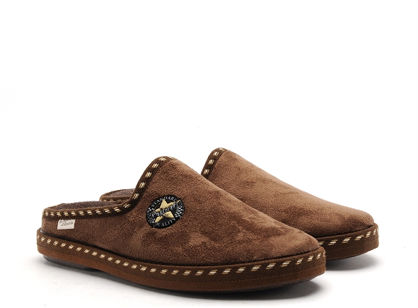 La maison de l espadrille chaussons homme 6865 5 marron
