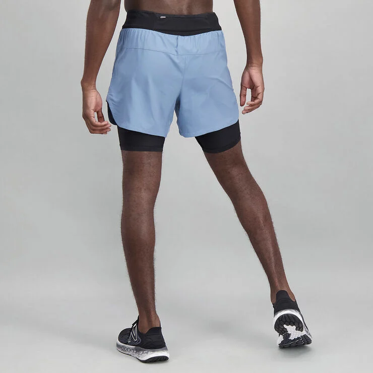 New Balance Q Speed Fuel 2-i-1 5 Inch shorts Blå