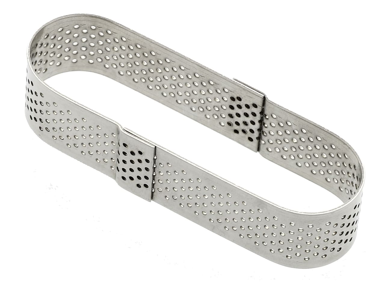 Mini oblong à tarte perforé - 8,5 x 2,5 x ht 2 cm - Mallard Ferrière