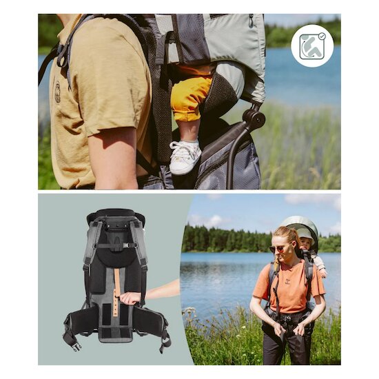 Porte-bébé de randonnée Moov & Hike   Sauge        de               Babymoov