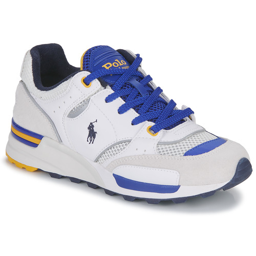 Polo Ralph Lauren - TRACKSTR 200-SNEAKERS-LOW TOP LACE Blanco / Azul / Amarillo