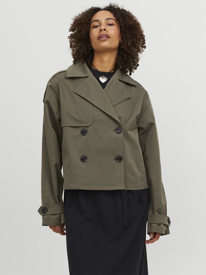 JJXX JXCARLIE SHORT TRENCHCOAT OTW SN Dusty olive