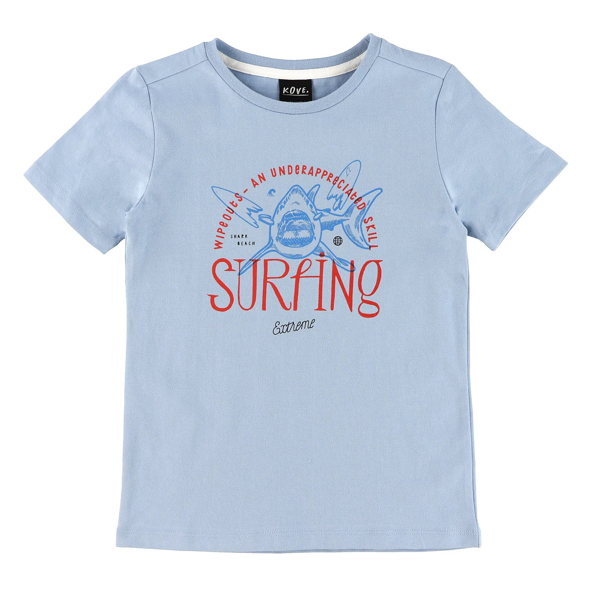 Kove T-Shirt Requin Plage 7-14ans